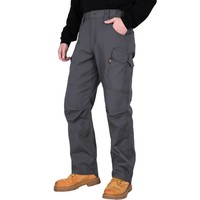 8432 Fortement recommandé, pantalon de travail en toile Dura-Stretch Rip-Stop avec poches cargo de 8,5 oz, résistant aux flammes, hydrofuge et anti-taches