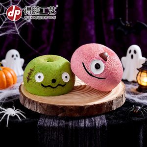 ดีพี ซิกซ์ของตกแต่งเรซิ่นรูปขนมหวานฮาโลวีน ของตกแต่งภายในรูปฟักทอง - Product Image 3