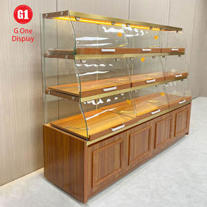 Mostrador de Exhibición para Panadería Moderno, Vitrina de Vidrio Templado, Exhibidor de Pan Ecológico en Venta - Product Image 6