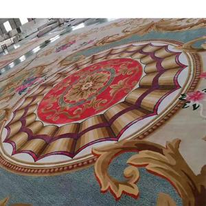 8*<span class=keywords><strong>10</strong></span> pi fleur conception laine tapis, épais et de haute qualité de tapis tufté main - Product Image 3