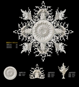 Moulures de <span class=keywords><strong>plafond</strong></span> en polyuréthane PU de style européen français, design moderne, personnalisation OEM <span class=keywords><strong>d</strong></span>'usine, pour la <span class=keywords><strong>d</strong></span>écoration - Product Image 3