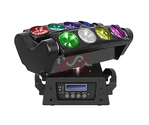 LED spider moving head stage light 8*12W RGBW 4in1 led moving head light for stage dj disco wedding bar club