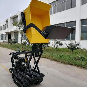 รถดัมพ์ตีนตะขาบขนาดเล็กบรรทุกได้ 500 กก. พร้อมระบบยกขึ้นเองสำหรับขาย - Product Image 2