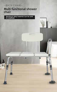 Siège de douche mural UF pliable facilement pour personnes âgées et handicapées, chaise de toilette et de bain - Product Image 3