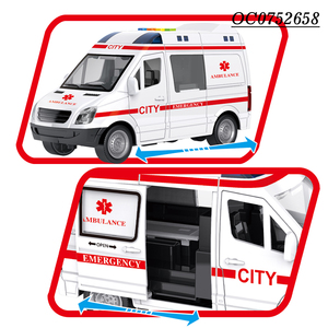 Simulation de friction pour enfants, véhicule d'<span class=keywords><strong>ambulance</strong></span>, camion, voiture, jouet, lumière sonore - Product Image 4