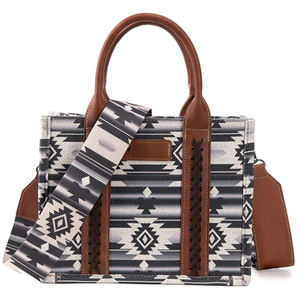 Borsa a tracolla invernale con stampa a doppio lato Boho sudoccidentale - Product Image 4