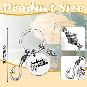 Porte-clés <span class=keywords><strong>de</strong></span> pêche tendance, porte-clés hameçon, porte-clés dôme en <span class=keywords><strong>verre</strong></span>, pendentif poisson, cadeau <span class=keywords><strong>pour</strong></span> pêcheur, j'aime la pêche - Product Image 1