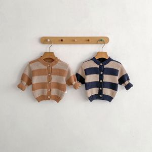 Cardigan tricoté pour nouveau-né, veste en tricot tendance pour bébé, cardigan chaud pour bébé fille, <span class=keywords><strong>pull</strong></span> pour bébé garçon - Product Image 2