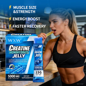 Creatina Monohidrato en Gel de 5000 mg con Sabor a Arándano, Aumenta la Fuerza Muscular, Mejora la Resistencia, Apoya la Recuperación Post-Entrenamiento - Product Image 4