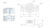 Amortiguador de Torque Ajustable de Plástico, Amortiguador Rotatorio de Nylon para Eje de Nylon, para Rotación de Velocidad Controlada