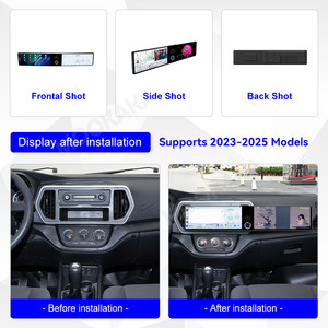 Autoradio multimédia GPS Navi Android double écran 12,3 pouces MOOKAKA pour Changan Ruixing M60 2023-2025 avec CarPlay sans fil - Product Image 5