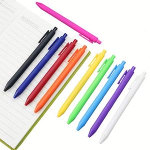 Stylos à bille en plastique multicolores, revêtement caoutchouc, vente en gros, meilleur prix, avec logo personnalisé OEM pour la papeterie - Product Image 3