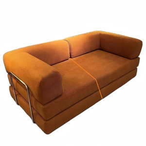 Sang Trọng Hiện Đại Vải Modular Sofa Giường Đi Bộ Thiết Lập Thân Thiện Với Môi Có Thể Gập Lại Mật Độ Cao Nén Hình Vuông Miếng Bọt Biển Nhà Khách Sạn - Product Image 1