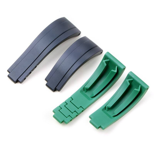Bracelets de <span class=keywords><strong>montre</strong></span> en silicone respirants et confortables Win-Win de 20 mm avec extrémités courbées et fermoir déployant réglable pour bracelets intelligents - Product Image 4