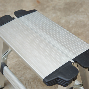 Escabeau pliant double en aluminium, échelle plateforme portable à deux marches en aluminium - Product Image 6