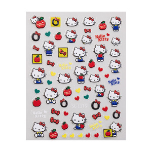 Pink <span class=keywords><strong>Hello</strong></span> <span class=keywords><strong>Kitty</strong></span> 5D Relief Plástico no tóxico 3D DIY Nail Art Stickers personalizables con aplicación <span class=keywords><strong>de</strong></span> belleza <span class=keywords><strong>de</strong></span> gran oferta - Product Image 5