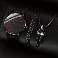 Montre à quartz de luxe pour homme, nouvelle collection, ultra-fine 10 mm, bracelet en acrylique, boîtier en alliage, cadran à aiguilles, style décontracté et tendance