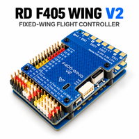 Contrôleur de vol en métal F405 pour drone à aile fixe STM32 6 UART 10 PWM 3-6S LiPo PDB Power Board