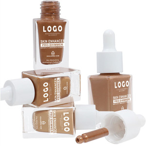 Gouttes imperméables à l'eau Super Gel léger illuminateur maquillage apprêt 12 heures longue tenue perle lueur radiante apprêt pour le visage - Product Image 2