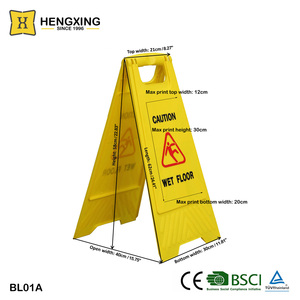 Prezzo di fabbrica personalizzato Hotel di sicurezza all'aperto antiscivolo impermeabile pieghevole segno di avvertimento pavimento bagnato - Product Image 2
