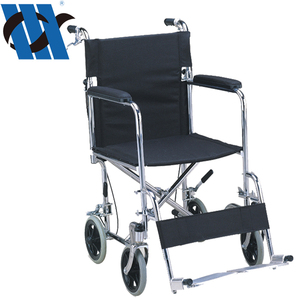 Silla de ruedas motorizada para ancianos con ruedas PU colchón Flding cómoda silla de ruedas - Product Image 4
