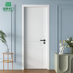 Puertas de Dormitorio de <span class=keywords><strong>PVC</strong></span> y Madera OEM y ODM, Puertas de <span class=keywords><strong>PVC</strong></span> Impermeables, Puertas Interiores de Madera con Marco, Puertas Interiores para el Hogar - Product Image 1