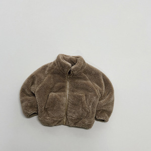 Veste zippée en polaire <span class=keywords><strong>sherpa</strong></span> chaude d'hiver unisexe, pull en fourrure pour tout-petits, enfants, bébés garçons et filles - Product Image 6