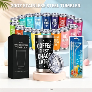 Colorful Eco-Friendly BPA Free Stainless Steel <b>Mug</b> with Custom Inspirational Art Font Vacuum <b>Insulated</b> Tumbler with Clear Lid - Product Image 6