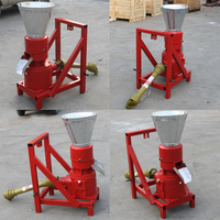 MKL229P  MKL229 P Machine à granulés de sciure de bois de hêtre et de balle de riz à trois rouleaux entraînée par une prise de force, actionnée par un tracteur