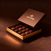 Boîtes cadeaux en carton rigide personnalisées avec logo, aimantées, avec séparateurs, pour chocolats faits main et aliments