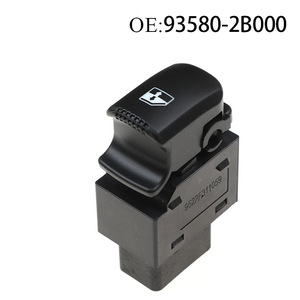 สวิตช์ควบคุมกระจกไฟฟ้าสำหรับรถยนต์ฮุนได ซานตาเฟ่ รุ่น 93580-2B000 สวิตช์ยกกระจกเดี่ยว สภาพใหม่ วัสดุ ABS - Product Image 4