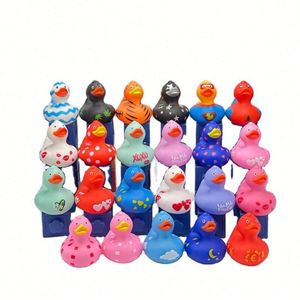 Large 9Cm Rubber Unicorn <b>Bath</b> 4Inch Floating Yellow Duck for Little Babies Foreign Trade Water-Affected Toy - Product Image 2