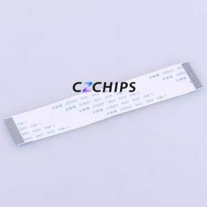 JS10A-18P-100-4-8 FFC <b>Cable</b> (Flexible Flat <b>Cable</b>) P=1mm Connector 18P 1mm 0.3mm Non-Inverting - Product Image 1