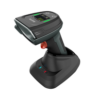 Lecteur de codes-barres 2D sans fil XB-6267DT Syble pour supermarché, avec écran d'affichage et support