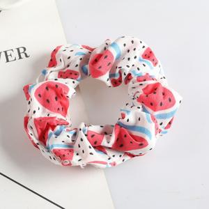 Anpassbare Modische Süße Zitronen-Frucht Sommer Scrunchies Haargummis für Mädchen - Product Image 4