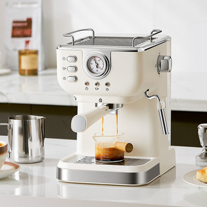Macchina da caffè Semi automatica con smerigliatrice integrata e sistema di schiuma di latte per la produzione di caffè Espresso a casa e piccola attività di caffè - Product Image 3