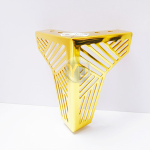 Yijun Gold Hollow Furniture <b>Legs</b> 2301 Modern Minimalist Luxury Heavy Duty <b>Sofa</b> Cabinet Coffee Table <b>Legs</b> - Product Image 3