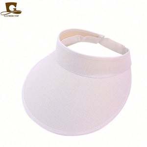 Chapeau de soleil unisexe en lin à large bord, couleur unie, pour l'été, la plage, la pêche, les fêtes, le golf et les activités de plein air, vente en gros à prix abordable - Product Image 4
