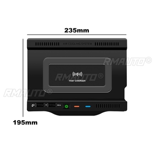 Cargador Inalámbrico para Auto de 15W para Benz AMG A35L W177 W246 A180 A200 B200 GLB 2019 2020 2021 2022, Cargador Rápido para Teléfono, Soporte de Carga - Product Image 6