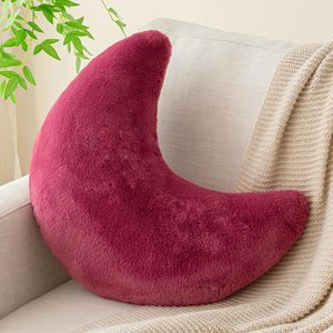 Nouveau design – Coussin nuage en tissu peluche doux et écologique pour canapé, salon, chambre à coucher – Décoration lune et donut - Product Image 1