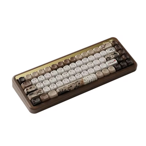 Teclado Mecánico Inalámbrico AKKO MU01 Vintage Walnut Hill Seclusion PBT - Product Image 3