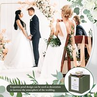 JOYWOOD Boîte à bonbons de mariage romantique et vintage Boîte à cadeaux décorative vide pour bonbons et chocolats