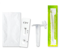 Chuangxingwell Schnelltest-Karte für Hunde-Morchelsiebeckenerkrankung (CDV-Antigen) mit Individuellem Logo für Tierkliniken und Haustier-Diagnostik