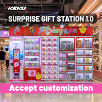 Fabricant d'origine de distributeurs automatiques de jouets Gacha - Machine Gachapon KEKU avec accepteur de billets/code QR