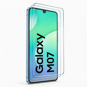 Protector de Pantalla de Vidrio Templado Transparente HD 2.5D Personalizado para Samsung M07, Película de Vidrio 9H Antihuellas para Samsung Galaxy M07 - Product Image 1