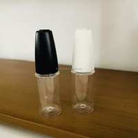 10ml 15ml 20ml 30m Bouteille de liquide en plastique à pointe d'aiguille en métal PET transparent avec bouchon sûr à l'épreuve des enfants