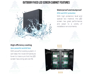 Écran d'affichage extérieur personnalisé P4 avec écran LED 960*960, publicité d'<span class=keywords><strong>arrière</strong></span>-<span class=keywords><strong>plan</strong></span>, écran d'affichage LED extérieur - Product Image 2