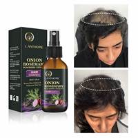 LANTHOME Spray d'huile pour la croissance des cheveux bon marché de haute qualité à l'oignon et au romarin marque privée vente en gros