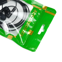 Câble de charge USB pour téléphone portable, accessoires, emballage alimentaire scellé Ziplock, sacs en plastique jetables imprimés en gravure