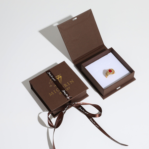 Luxury <b>Book</b> Shape Jewelry Packaging <b>Box</b> with Custom Logo Ribbon Closure for Fine Jewelry Storage - Product Image 4